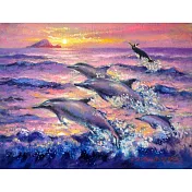 【玲廊滿藝】盧來全-在曦光中飛旋31.5x41cm