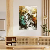 【御畫房】山水印象 國家一級畫師手繪油畫60×90cm VF-96 (客製商品)