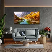 【御畫房】金秋溪水 國家一級畫師手繪油畫60×120cm VF-115 (客製商品)