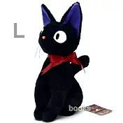 日本宮崎駿魔女宅急便【吉吉黑貓】絨毛玩偶L號