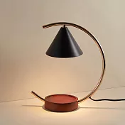 D&M 香氛蠟燭融蠟燈 月沐黑