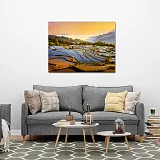 【御畫房】梯田風光 國家一級畫師手繪油畫60×80cm VF-166 (客製商品)