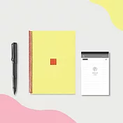 Neo smartpen｜Lamy 智慧筆 B5線圈筆記本組合II Lamy+銀杏黃