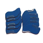 高爾夫視窗型鐵桿套 10入 可看到桿號 藍色