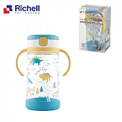 【Richell 利其爾】AQ 恐龍世界水杯320ml (含底座)