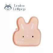 Loulou Lollipop 動物造型 防滑矽膠餐盤 -  甜心邦尼