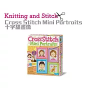 【4M】美勞創作系列-十字繡畫像 04665 Cross Stitch Mini Portraits