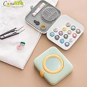 [Conalife]  創意放大鏡便攜針線套裝組 （1組）-白色