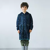 日本Wpc. 夏夜星空L 空氣感兒童雨衣/防水外套 附收納袋(120-140cm) 夏夜星空