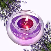 [韓國EVENDAY]自然療癒系香氛液體蠟燭 80ml- 花瓣紛飛(薰衣草)