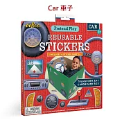 eeBoo 角色扮演貼紙 — Pretend Play Stickers Car 車子