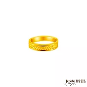 J’code真愛密碼金飾 有你的歲月黃金女戒指