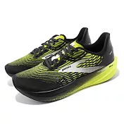 Brooks 競速跑鞋 Hyperion Max 男鞋 黑 黃 厚底 反光 回彈 運動鞋 1103901D078