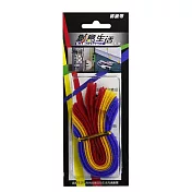 (2袋優惠組)創意生活  背對背綁線帶 1.2*15cm (12入) 台灣製（P90202）顏色隨機
