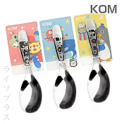 KOM316不鏽鋼兒童平底匙-3入