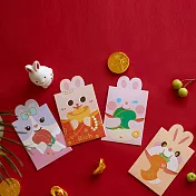 利是封紅包袋-可愛小兔八入