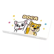 【Doca 豆卡頻道】隨身口罩收納盒 口罩收納 收納盒 (18.4*10.4*1.5cm) 元氣大滿分