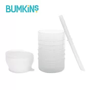 Bumkins 白金矽膠吸管杯- 灰色