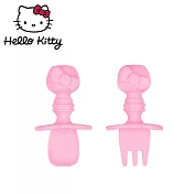 Bumkins 寶寶矽膠湯叉組- Hello Kitty