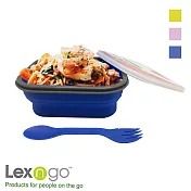 Lexngo可折疊義大利麵盒 藍色