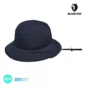 【BLACKYAK】女 舖棉漁夫帽 S 海軍藍-56cm