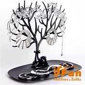 【iSFun】鹿角樹枝＊創意歐式飾品收納掛架/小號  黑色