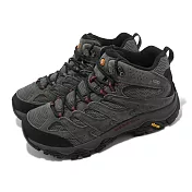 merrell 登山鞋 moab 3 mid gtx 寬楦 灰 黑 男鞋 防水 越野 郊山 戶外 ml035785w