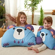 [韓國Hello HiZoo] 手工製動物夥伴防蟎抗菌兒童枕/透氣枕/護脊/護頸枕-大款 守護熊