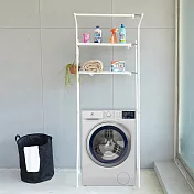 【H&R安室家】洗衣機雙層收納架TS210
