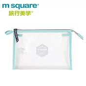 m square 城市系列防水化妝包 薄荷綠