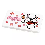 【Doca 豆卡頻道】隨身口罩收納盒 豆卡頻道 收納盒 零錢收納 發票收納 (18.4*10.4*1.5cm) 豆卡