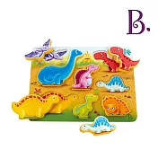 美國B.Toys感統玩具 尋找打卡點-恐龍厚片