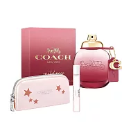 【COACH】曠野玫瑰淡香精50ml(贈隨機香水筆7.5ml)