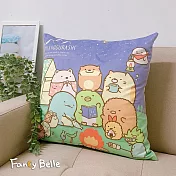 義大利Fancy Belle 麂皮靠墊 45x45cm 角落生物-露營樂