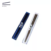 【日本箸筷KAWAI】日本製盒裝隨身竹筷19CM (兩色外盒任選) 白色