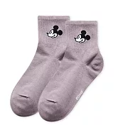 【ONEDER 旺達棉品】Disney中統羅紋襪 迪士尼長襪 皮克斯三眼怪 維尼中筒襪 台灣製棉襪 女襪- 迪士尼米奇 MK-A310