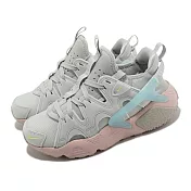 Nike 休閒鞋 Wmns Air Huarache CRAFT 男女鞋 銀灰 藍粉 襪套式 彈性 DQ8031-002