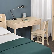 Homelike 喜家居實木書桌椅組(二色)(2281) 象牙白