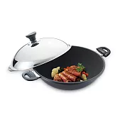 【米雅可】遠紅外線陶瓷不沾炒鍋42cm-雙耳 MY-B01W422