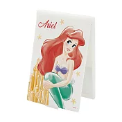 【Disney 迪士尼】折疊化妝鏡 迪士尼公主 折疊鏡 化妝鏡 (10*6.5*0.5cm) 城堡愛麗兒-小