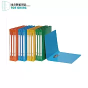 (24入1箱)同春F202環保A4中間強力夾 綠