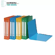 (24入1箱)同春F202環保A4雙上彈簧夾  黃