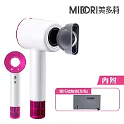 【MIDORI美多莉】高風速溫控負離子吹風機+贈收納袋-白EO-MDR1429WKYD
