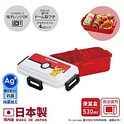 【百科良品】日本製 寶可夢 皮卡丘 卡比獸 耿鬼 便當盒 保鮮餐盒 抗菌加工Ag+ 530ML(日本境內版) 皮卡丘-寶貝球