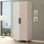 Homelike 喜家居2.5尺雙吊衣櫃(2257)