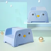 【美好家 Mehome】企鵝造型 兒童防滑椅凳 藍色