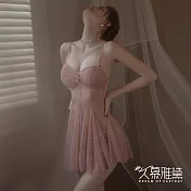 久慕雅黛 貝殼蕾絲薄紗輕柔小睡裙