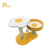 【Petpanny陪陪你】荷包蛋系列 | 蛋花矮柱貓跳台