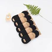 【Wonderland】純色網眼棉質隱形襪/女襪 FREE 黑色