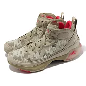 Nike 籃球鞋 Air Jordan XXXVII PRM PF 男鞋 棕 紅 Wheat FD6720-200 26.5cm BROWN/RED